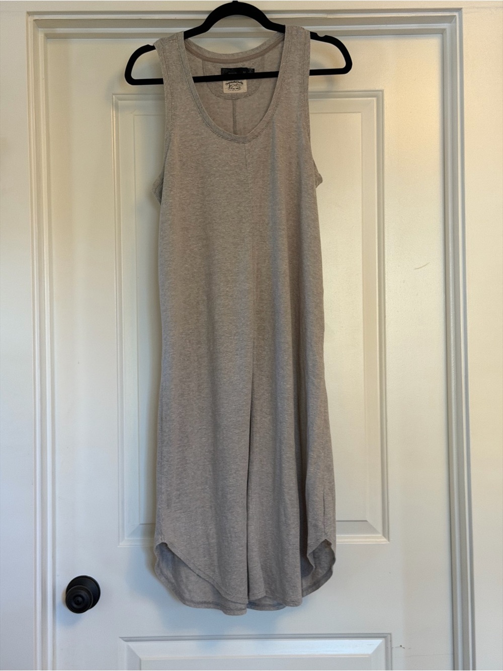Prana Light Gray Sleeveless Tank Dress - Casual Everyday